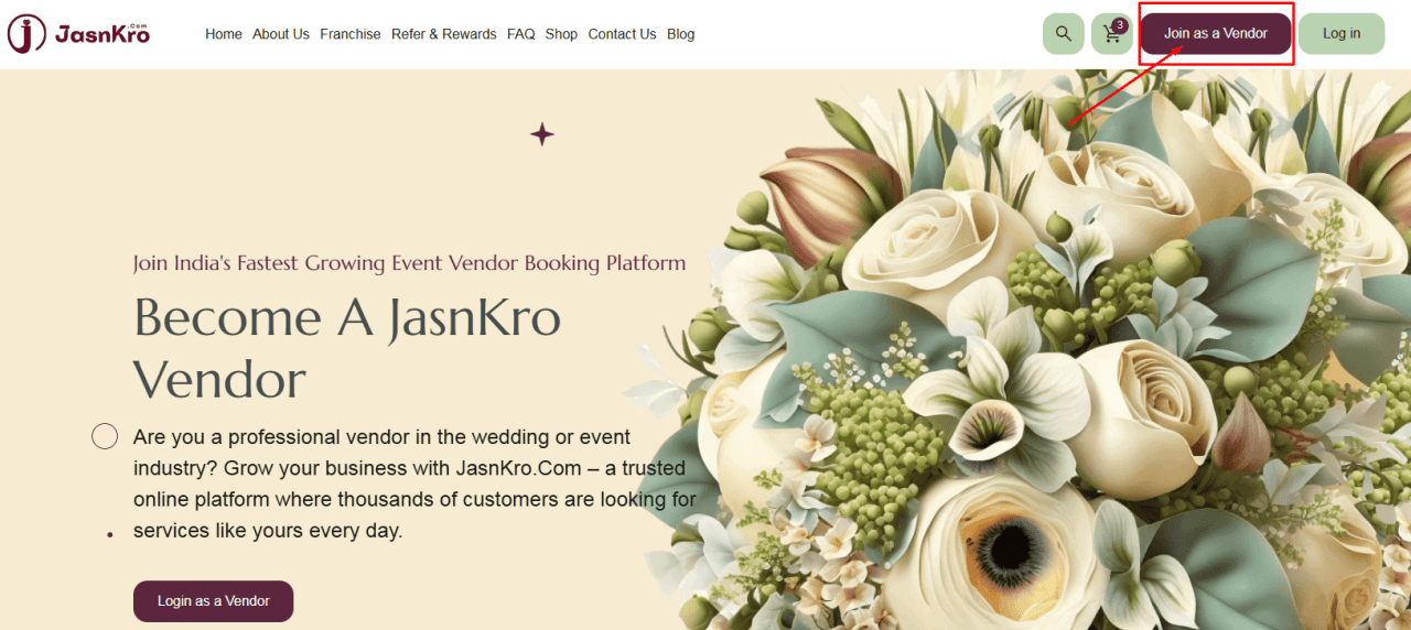 Jasnkro Ka Vendor ID Kaise Create Karen