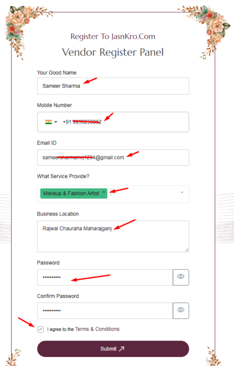 Jasnkro Ka Vendor ID Kaise Create Karen